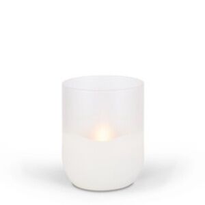 illumaflame Natural LED Flame Technology 4.7” x 6” LED Candle. Round Bottom